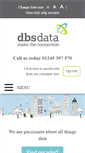 Mobile Screenshot of dbsdata.co.uk