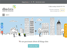 Tablet Screenshot of dbsdata.co.uk